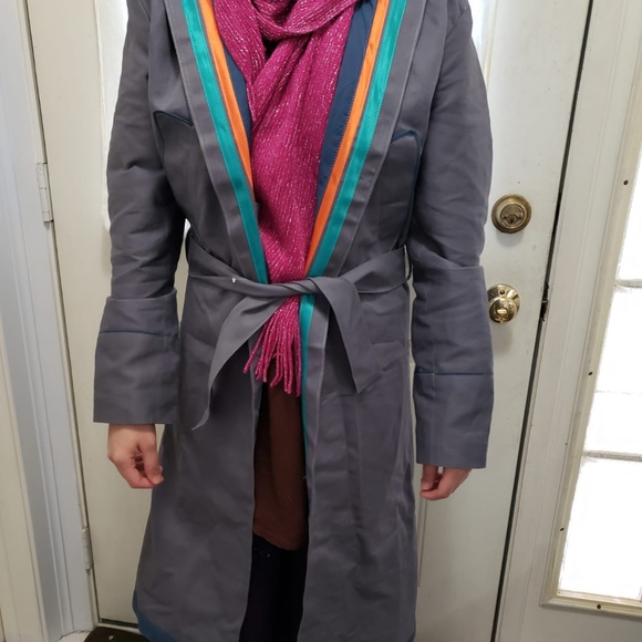 DOCTOR WHO THIRTEENTH DOCTOR TRENCH COAT - Picture 4 of 4